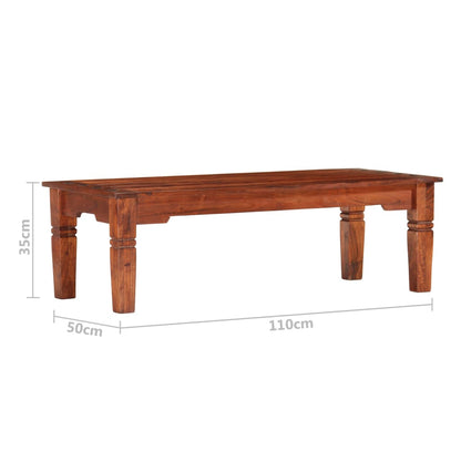 Konferenční Stolek 110 X 50 X 35 Cm Masivní Akáciové Dřevo