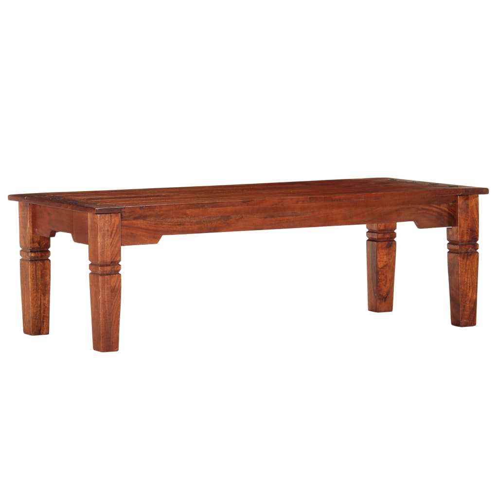 Konferenční Stolek 110 X 50 X 35 Cm Masivní Akáciové Dřevo