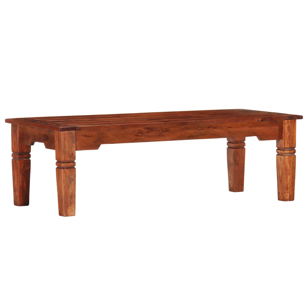 Konferenční Stolek 110 X 50 X 35 Cm Masivní Akáciové Dřevo