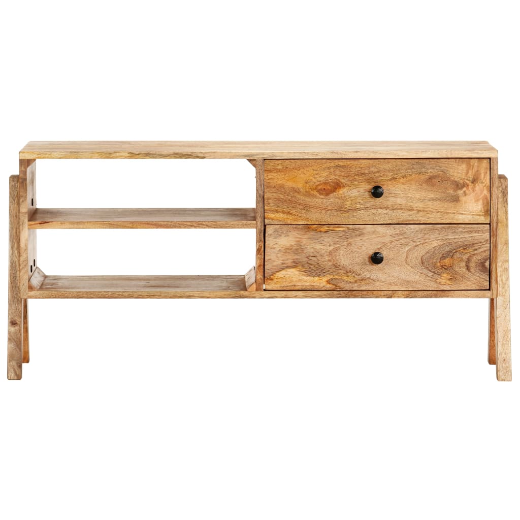 Tv Stolek 97 X 35 X 47 Cm Masivní Mangovníkové Dřevo
