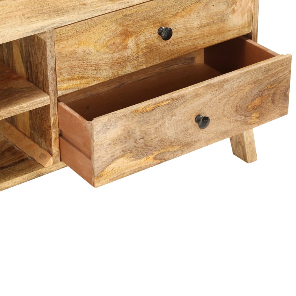 Tv Stolek 97 X 35 X 47 Cm Masivní Mangovníkové Dřevo