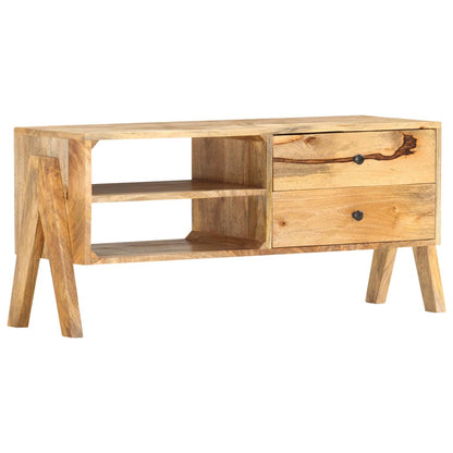Tv Stolek 97 X 35 X 47 Cm Masivní Mangovníkové Dřevo