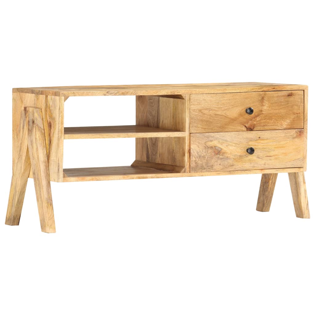 Tv Stolek 97 X 35 X 47 Cm Masivní Mangovníkové Dřevo