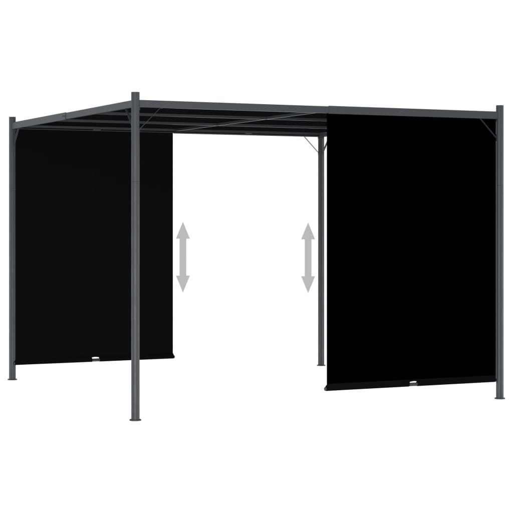Zahradní Pergola Se Zatahovací Střechou 3 X 3 M