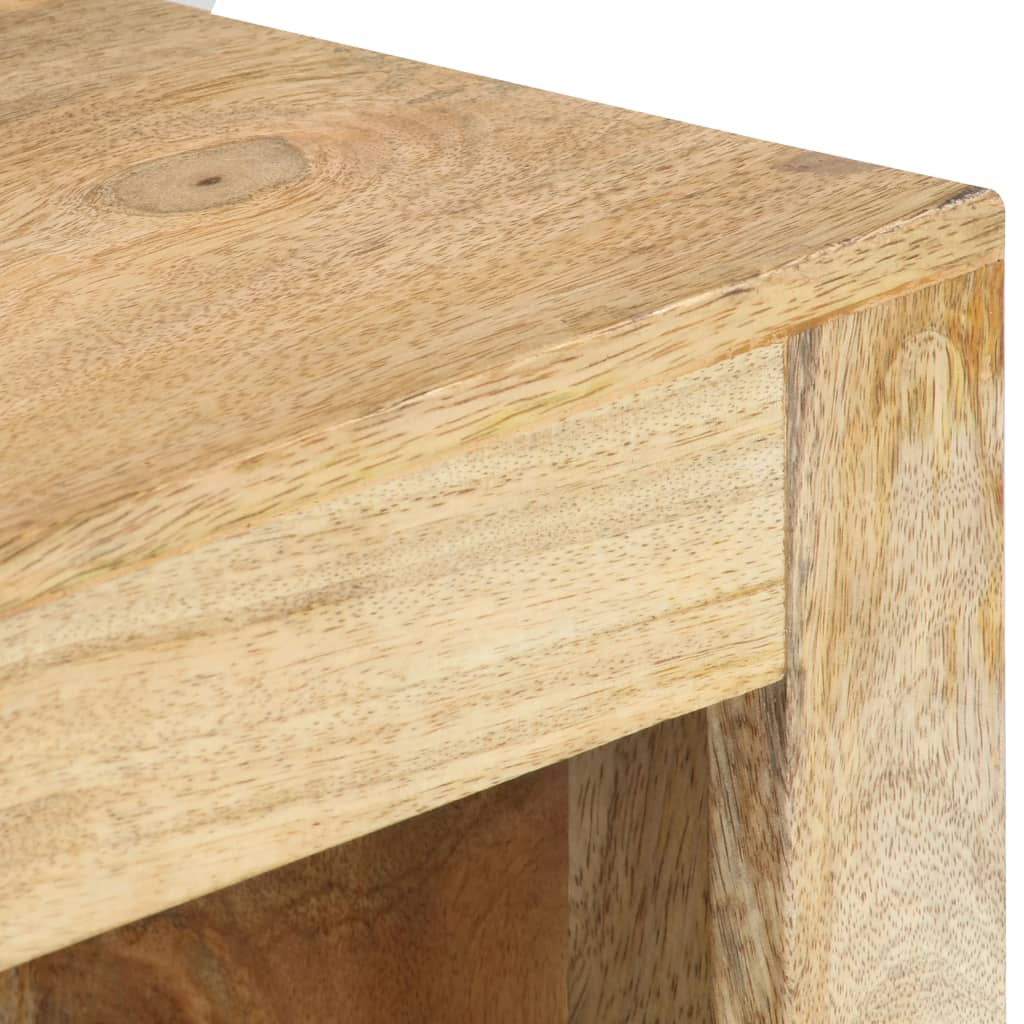 Rohový Tv Stolek 90 X 45 X 45 Cm Masivní Mangovníkové Dřevo