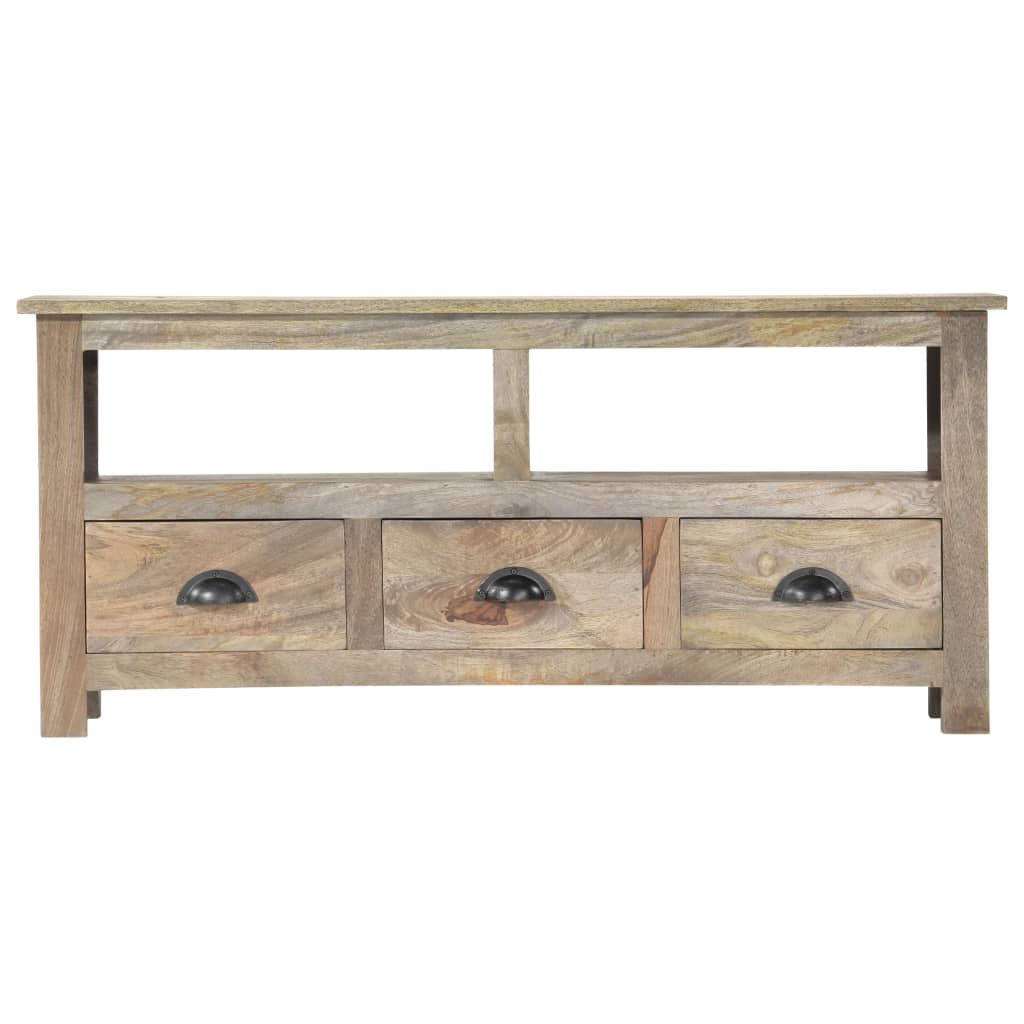 Tv Stolek 110 X 30 X 50 Cm Masivní Mangovníkové Dřevo