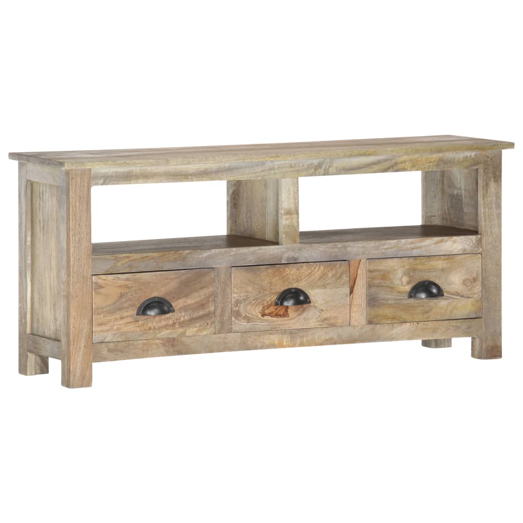 Tv Stolek 110 X 30 X 50 Cm Masivní Mangovníkové Dřevo