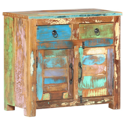 Příborník 70 X 35 X 65 Cm Masivní Recyklované Dřevo