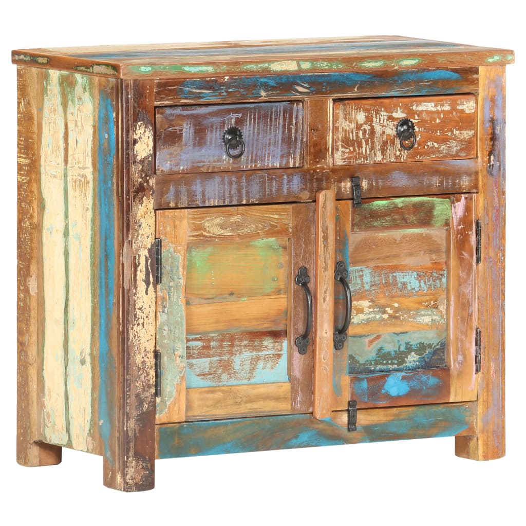 Příborník 70 X 35 X 65 Cm Masivní Recyklované Dřevo