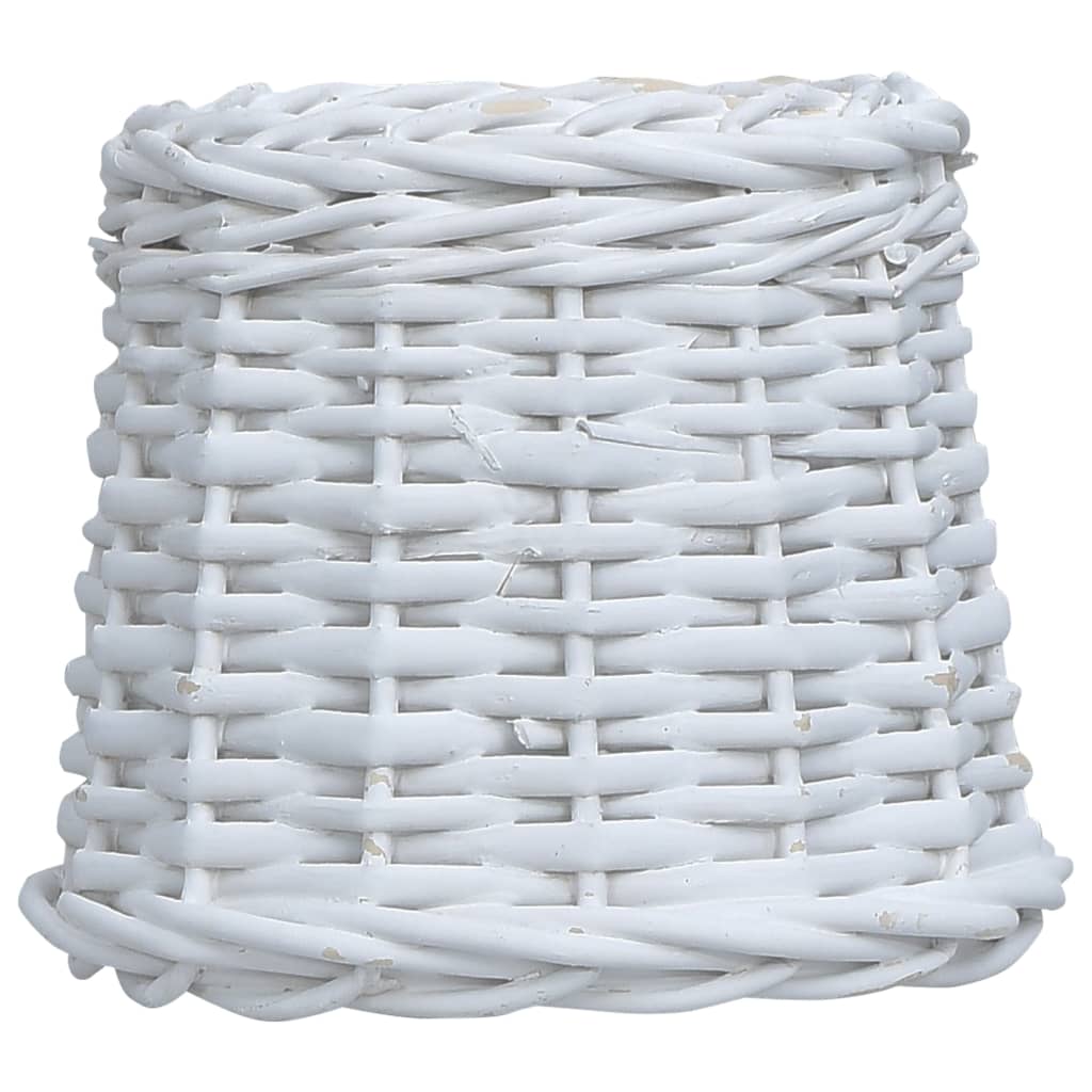 Stínidlo Na Lampu Proutěné Bílé