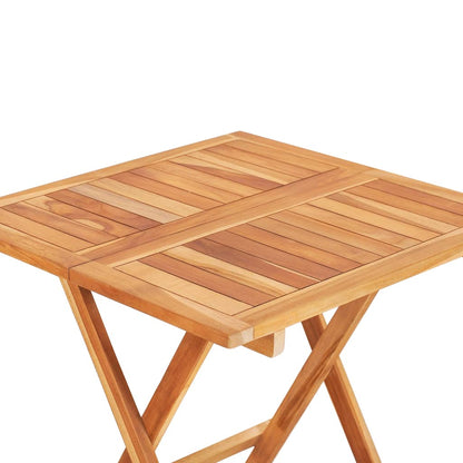 3Dílný Skládací Bistro Set Masivní Teakové Dřevo