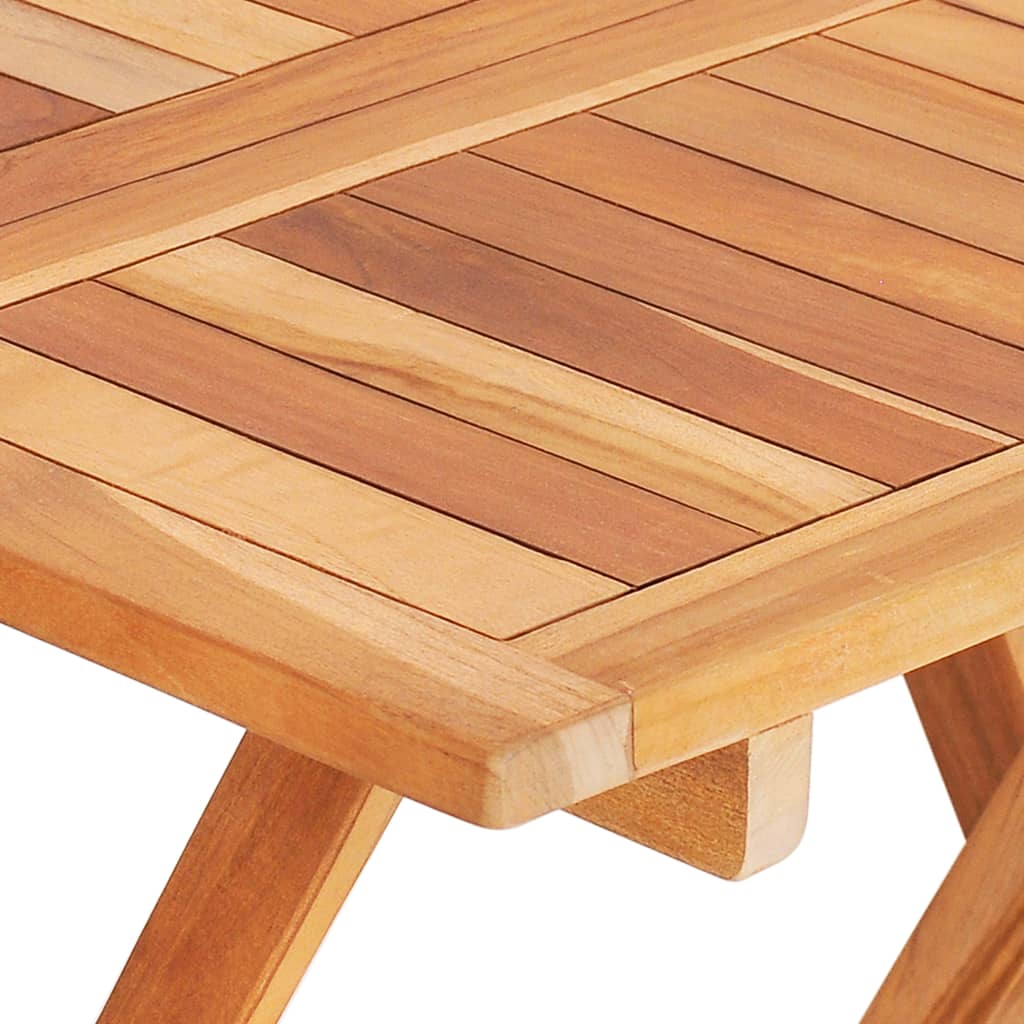 3Dílný Skládací Bistro Set Masivní Teakové Dřevo