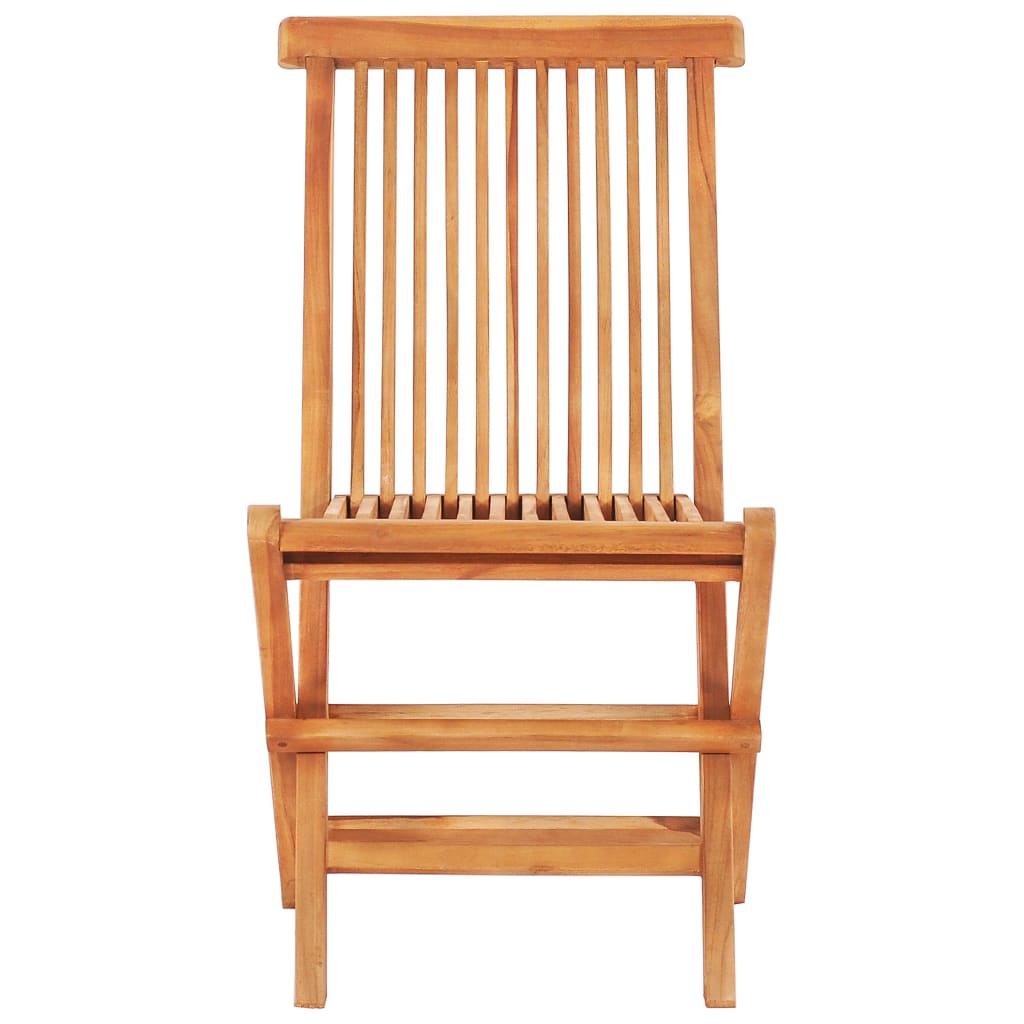 3Dílný Skládací Bistro Set Masivní Teakové Dřevo