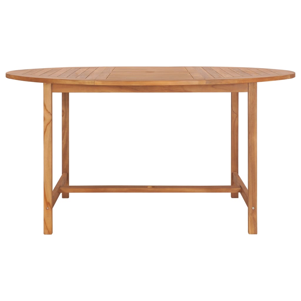 Zahradní Stůl 150 X 76 Cm Masivní Teakové Dřevo