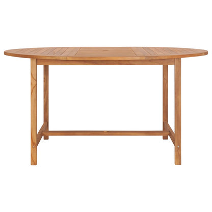 Zahradní Stůl 150 X 76 Cm Masivní Teakové Dřevo