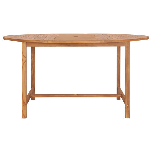 Zahradní Stůl 150 X 76 Cm Masivní Teakové Dřevo