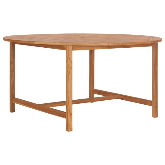 Zahradní Stůl 150 X 76 Cm Masivní Teakové Dřevo