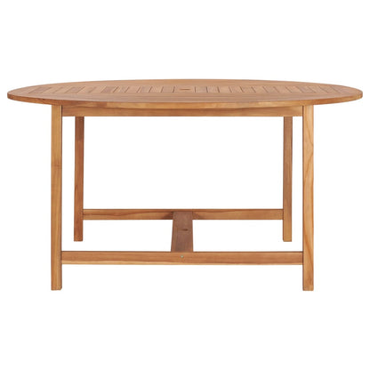 Zahradní Stůl 150 X 76 Cm Masivní Teakové Dřevo