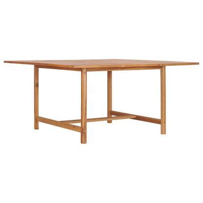 Zahradní Stůl 150 X 150 X 76 Cm Masivní Teakové Dřevo