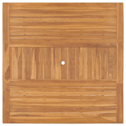 Zahradní Stůl 150 X 150 X 76 Cm Masivní Teakové Dřevo