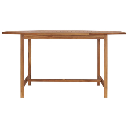 Zahradní Stůl 150 X 150 X 75 Cm Masivní Teakové Dřevo