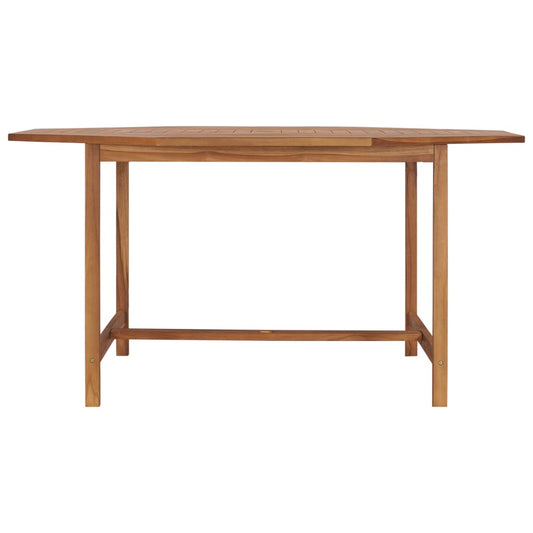 Zahradní Stůl 150 X 150 X 75 Cm Masivní Teakové Dřevo