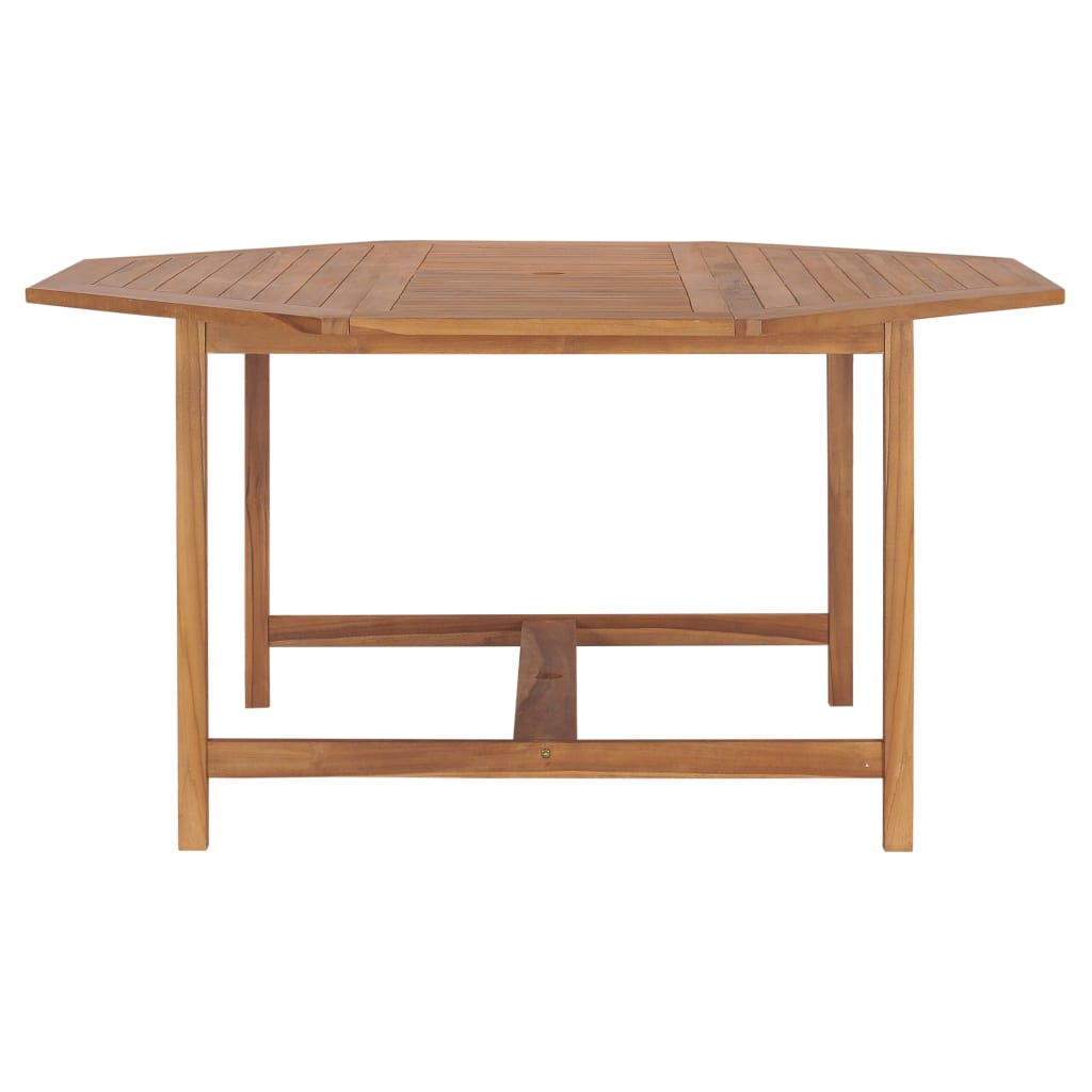 Zahradní Stůl 150 X 150 X 75 Cm Masivní Teakové Dřevo