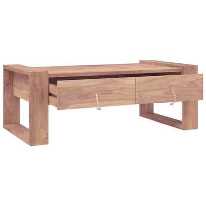 Konferenční Stolek 110 X 60 X 40 Cm Masivní Teakové Dřevo