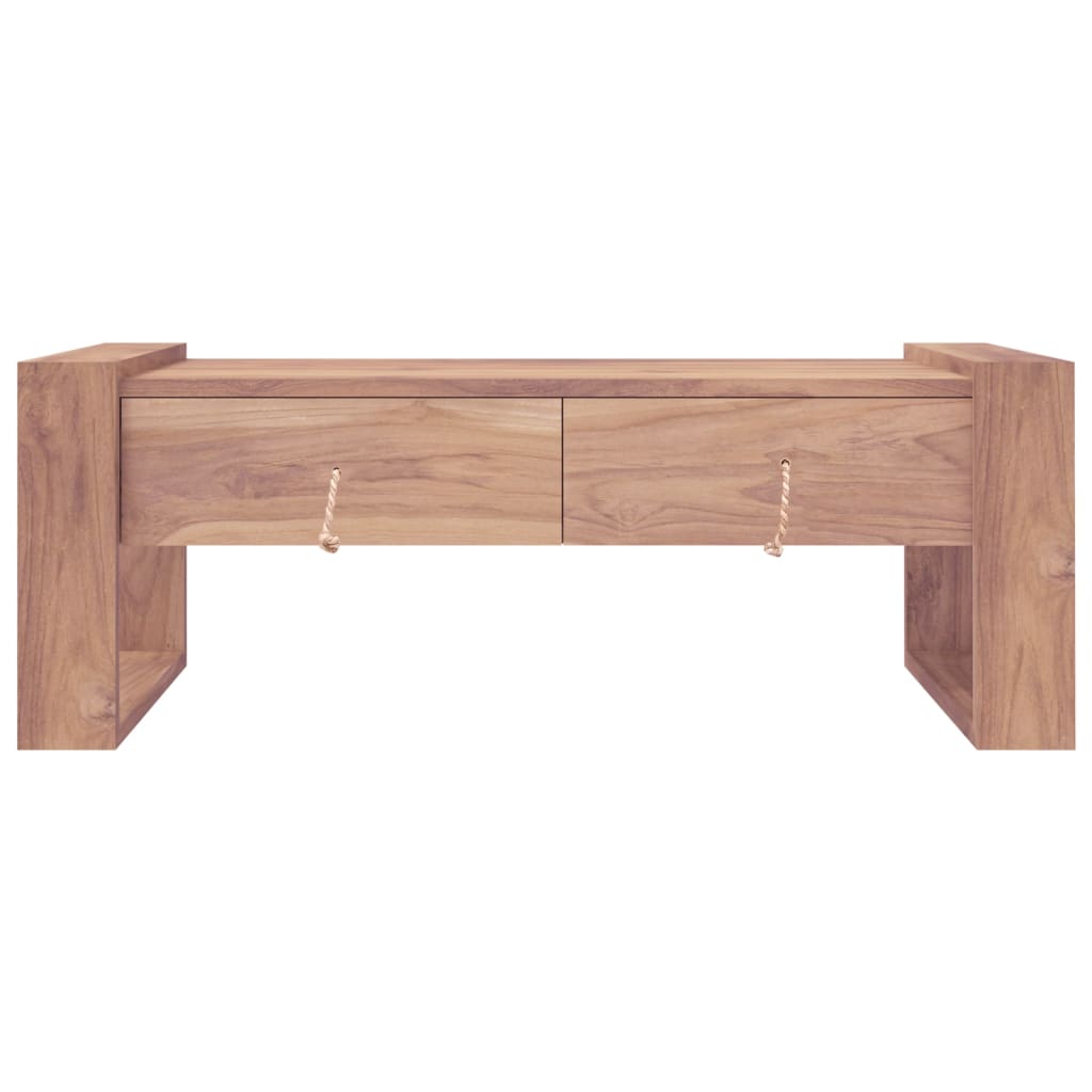 Konferenční Stolek 110 X 60 X 40 Cm Masivní Teakové Dřevo