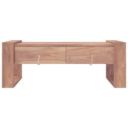 Konferenční Stolek 110 X 60 X 40 Cm Masivní Teakové Dřevo