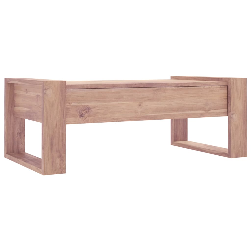 Konferenční Stolek 110 X 60 X 40 Cm Masivní Teakové Dřevo