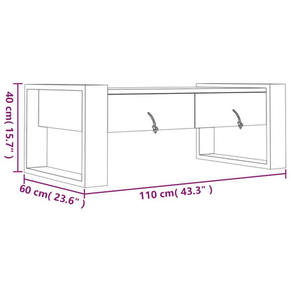 Konferenční Stolek 110 X 60 X 40 Cm Masivní Teakové Dřevo