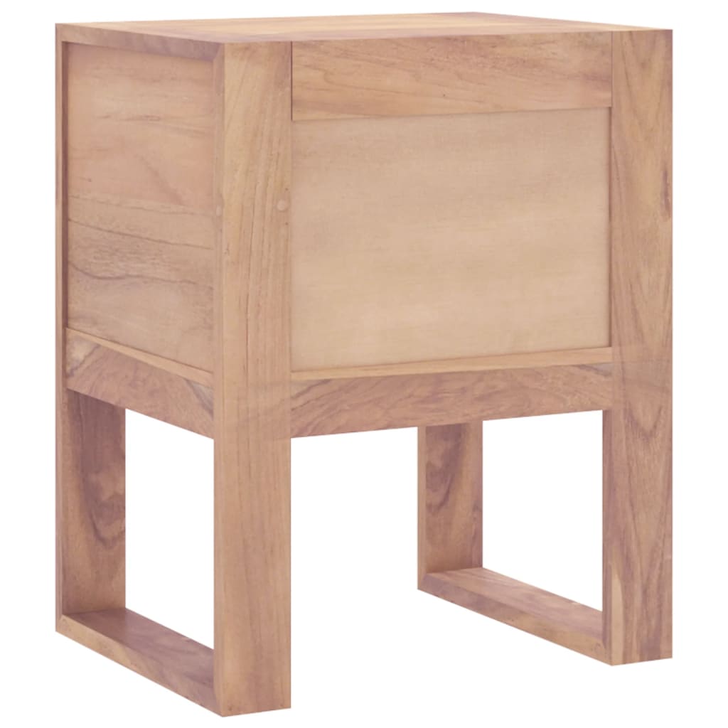 Noční Stolek 40 X 30 X 50 Cm Masivní Teakové Dřevo