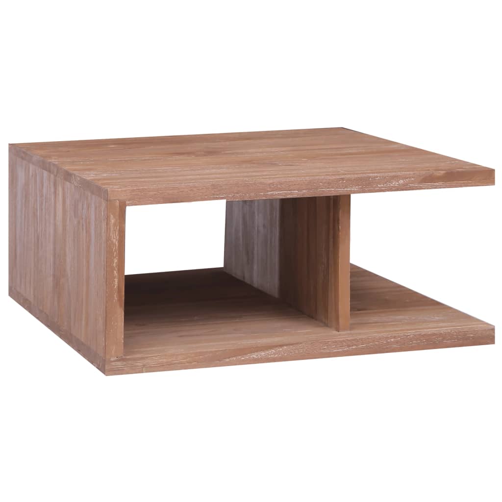 Konferenční Stolek 70 X 70 X 30 Cm Masivní Teakové Dřevo