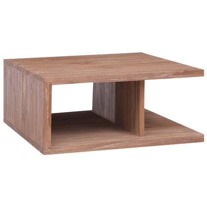 Konferenční Stolek 70 X 70 X 30 Cm Masivní Teakové Dřevo