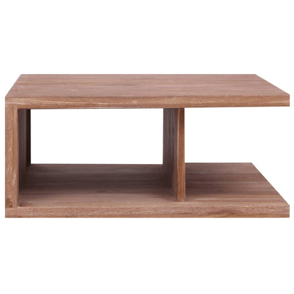 Konferenční Stolek 70 X 70 X 30 Cm Masivní Teakové Dřevo