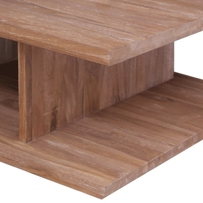 Konferenční Stolek 70 X 70 X 30 Cm Masivní Teakové Dřevo