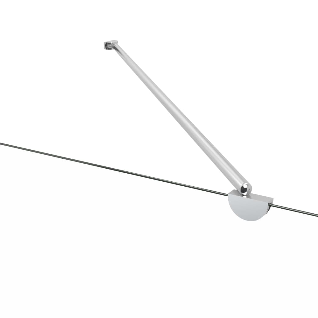 Vanová Zástěna 120 X 68 X 130 Cm Tvrzené Sklo Pruhovaná