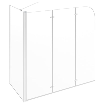 Sprchový Kout 120 X 69 X 130 Cm Tvrzené Sklo Průhledný