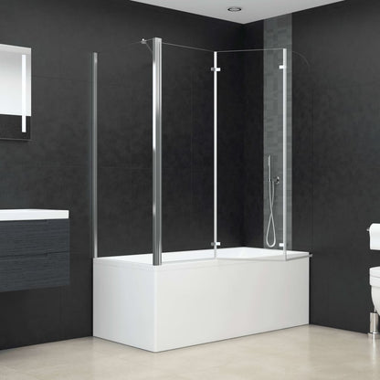 Sprchový Kout 120 X 69 X 130 Cm Tvrzené Sklo Průhledný