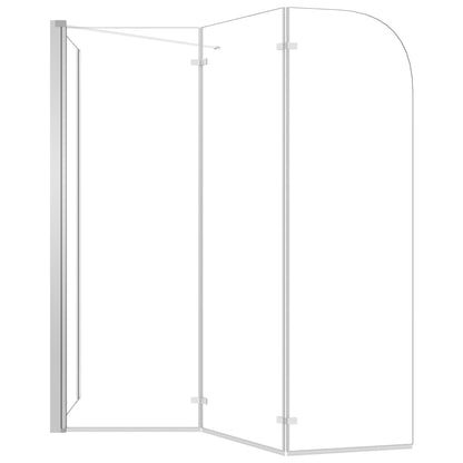 Sprchový Kout 120 X 69 X 130 Cm Tvrzené Sklo Průhledný