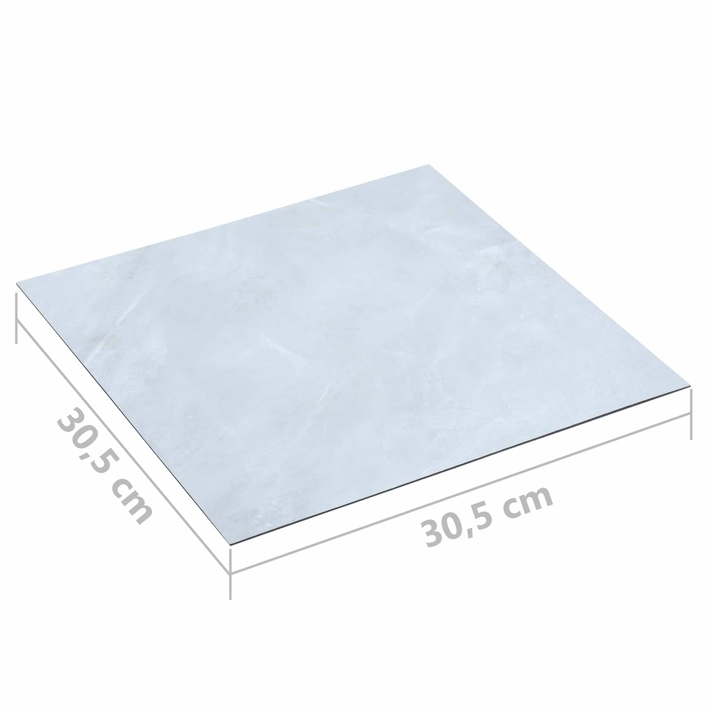 Podlahová Prkna 55 Pcs Bílý 5,11 M² Pvc
