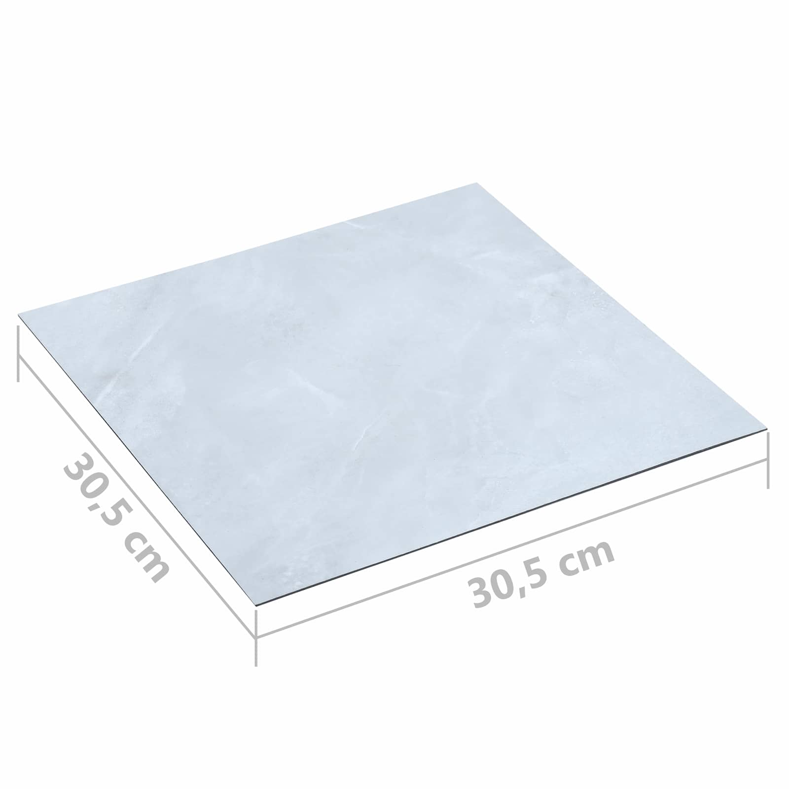 Podlahová Prkna 55 Pcs Bílý 5,11 M² Pvc