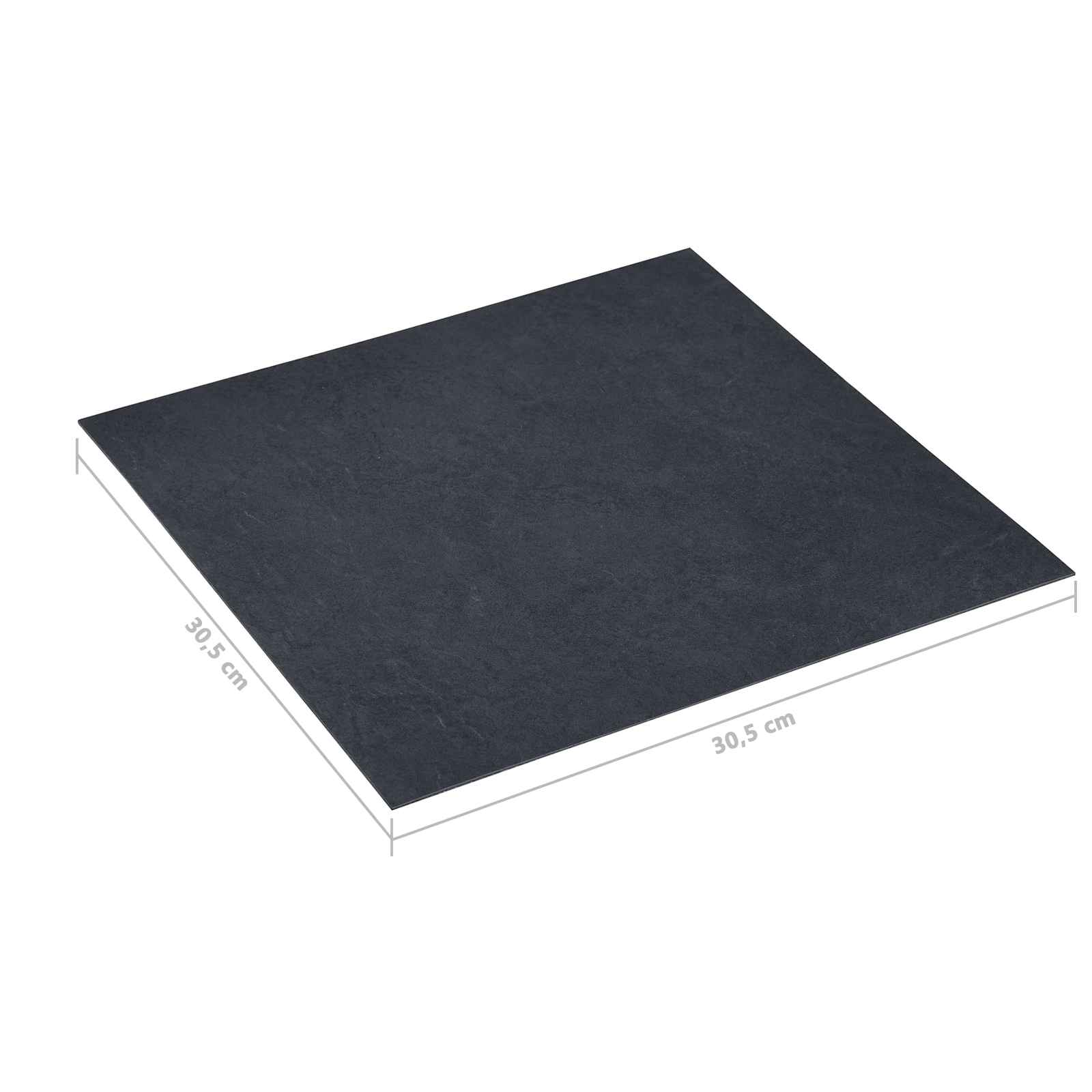 Podlahová Prkna 55 Pcs Černá 5,11 M² Pvc