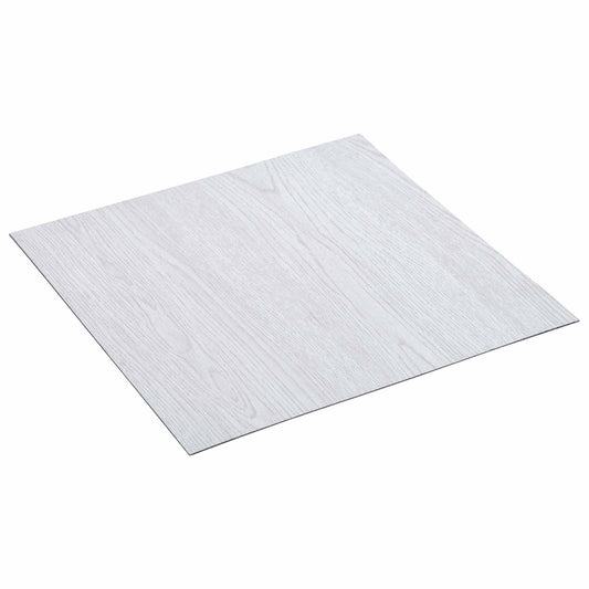 Podlahová Prkna 5,11 M² 55 Pcs Pvc Bílá Dřevo
