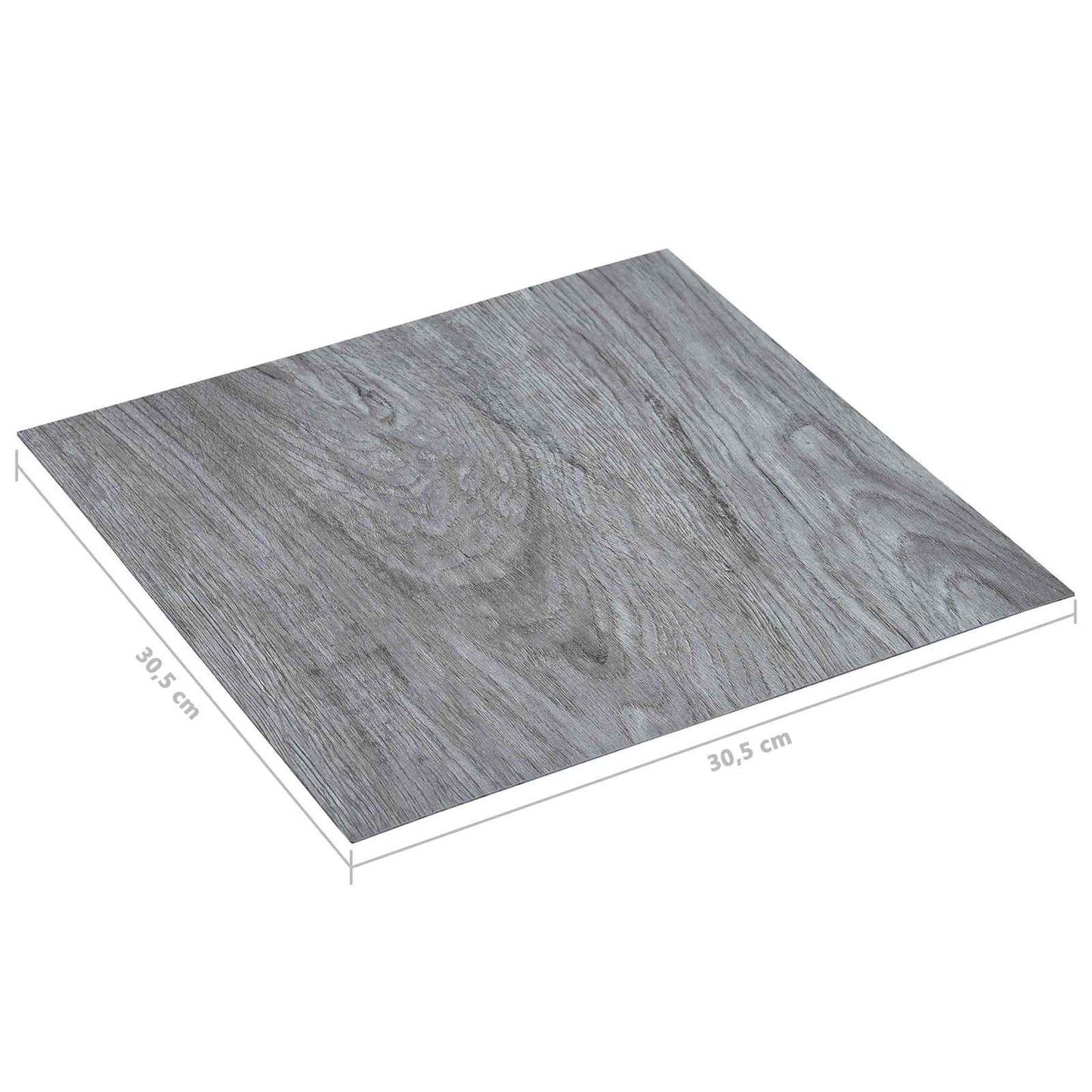 Podlahová Prkna 55 Pcs Světle Šedá 5,11 M² Pvc