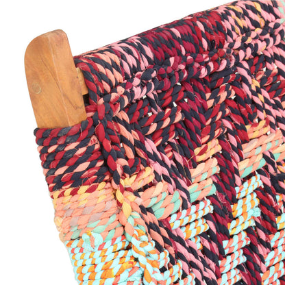 Skládací Chindi Židle Vícebarevná Textil