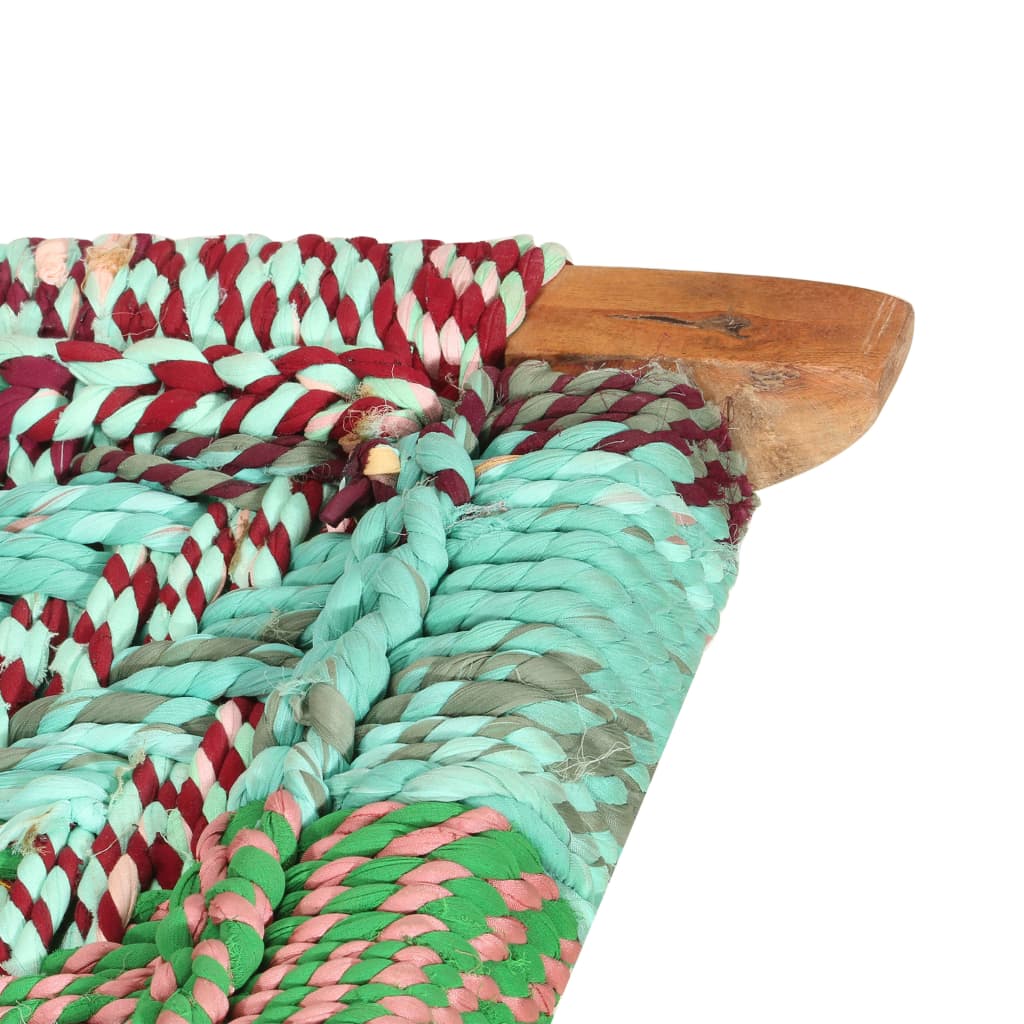 Skládací Chindi Židle Vícebarevná Textil