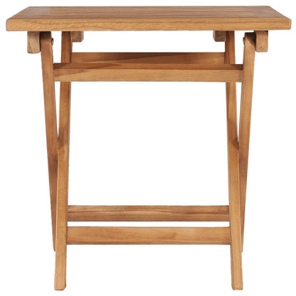 Skládací Zahradní Stůl 45 X 45 X 45 Cm Masivní Teakové Dřevo