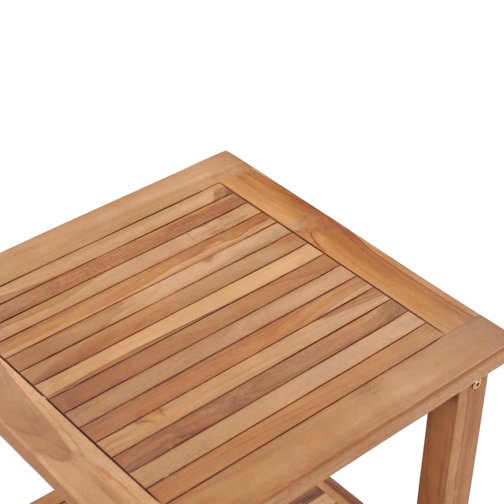 Konferenční Stolek 45 X 45 X 45 Cm Masivní Teakové Dřevo